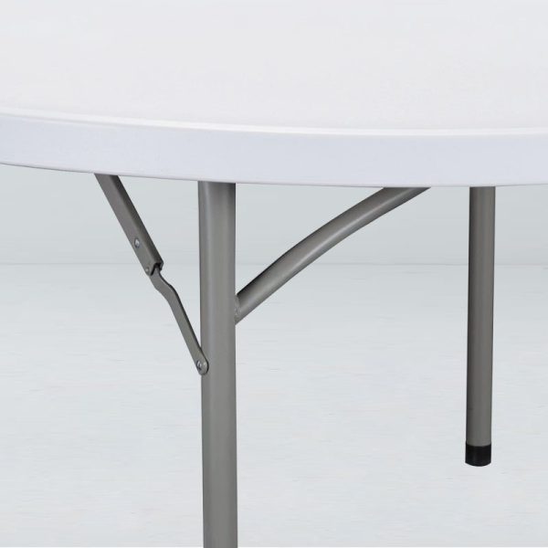 Commercial grade 60" round plastic banquet table