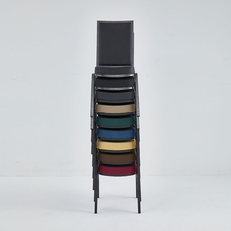 stack of modern stacking chairs