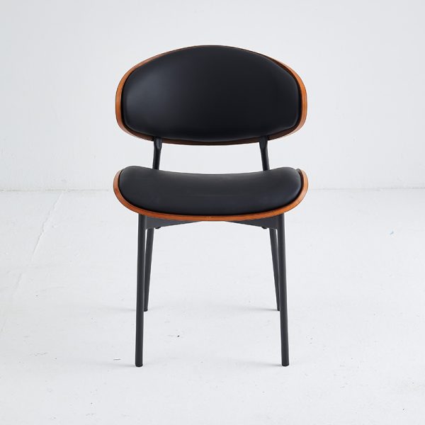 Restaurant chair (C-65-WN-VY-BLA) - Image 2