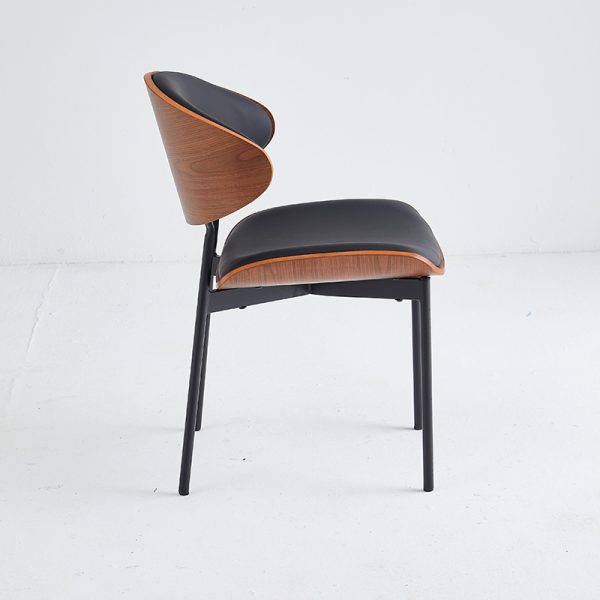Restaurant chair (C-65-WN-VY-BLA) - Image 5