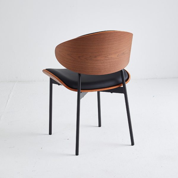Restaurant chair (C-65-WN-VY-BLA) - Image 6